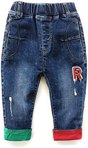 KIDSCOOL SPACE Elastic Ripped Pants for Toddlers