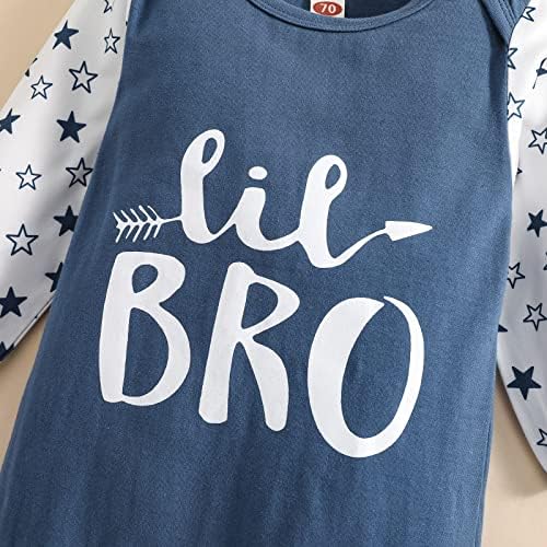 AMAWMW Newborn Baby Girl Little Sister Gown Long Sleeve Nightgown