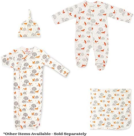 Magnetic Me Organic Cotton Newborn Gown Hat Set