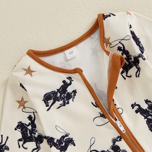 Perfect Baby Romper Set Western Cow Horse Themes for Boys Girls