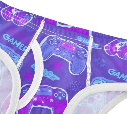 KLL Cute Joystick Patterns Toddler Training Underwear for Boys