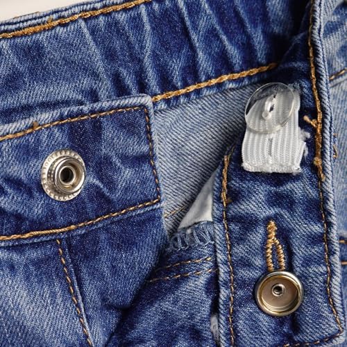 Elastic Ripped Jeans for Kids