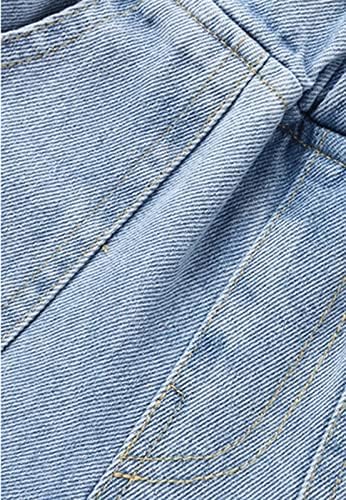 Patchwork Striped Jeans Pants for Kids