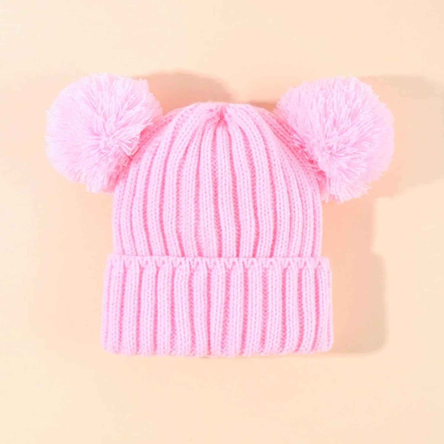 Warm Faux-Trim Winter Cap for Babies and Kids