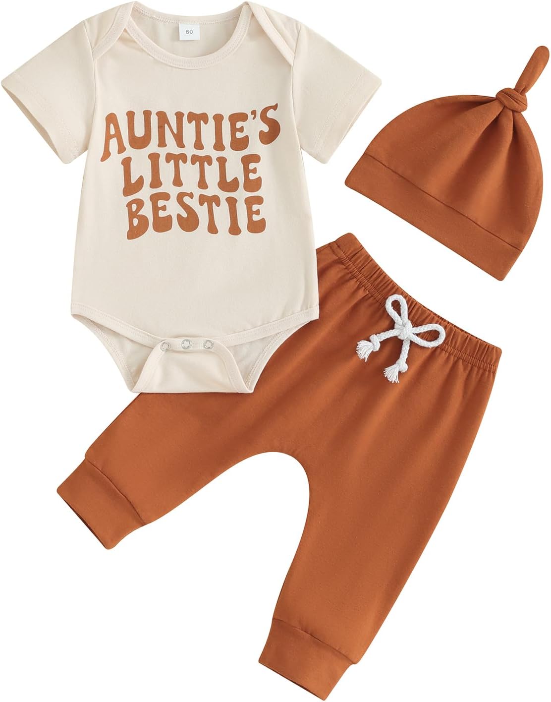Funny Letter Onesie for Newborn Boys