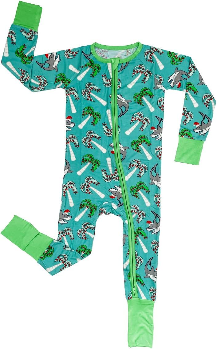 Jawlly Baby One Piece Christmas Pajamas