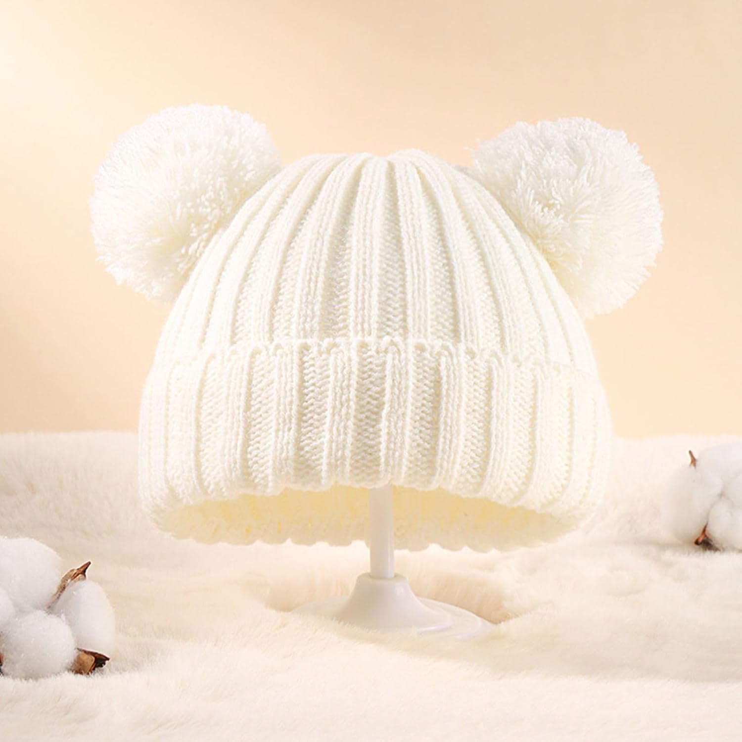 Adjustable Fleece-Lined Toddler Winter Hat Perfect for KidsCuddling Up in Style