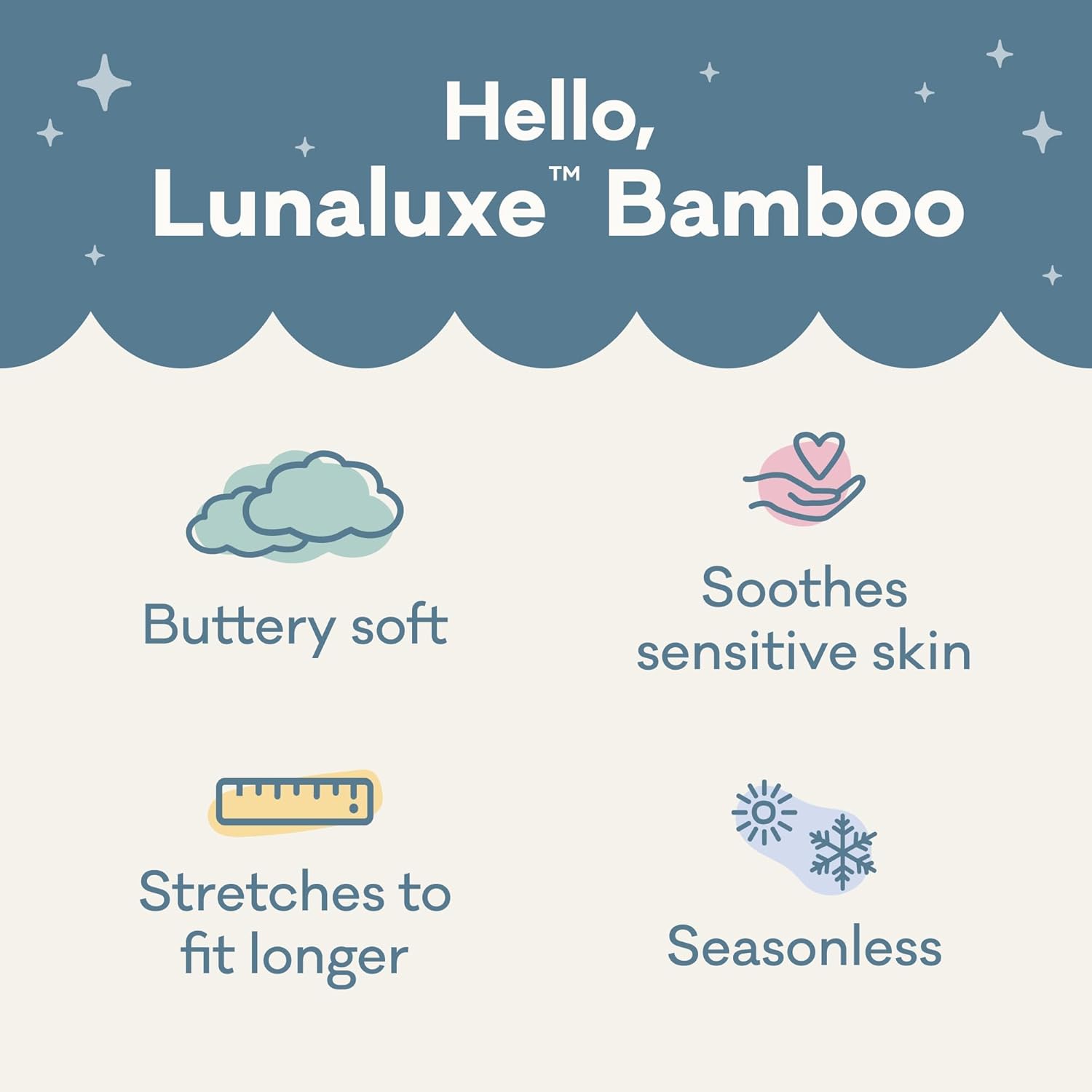 Little Sleepies Pampers Bamboo Pajamas for Baby Boys Girls