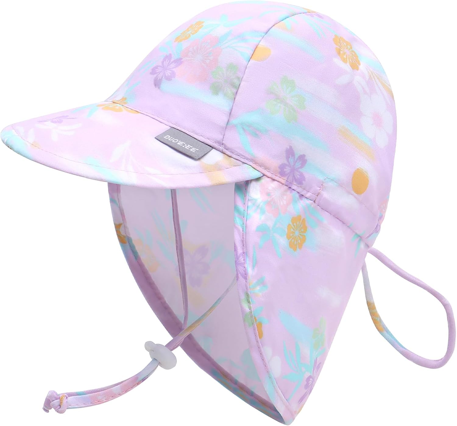 Duoyeree UPF 50 Toddler Sun Hat with Ear Neck Protection