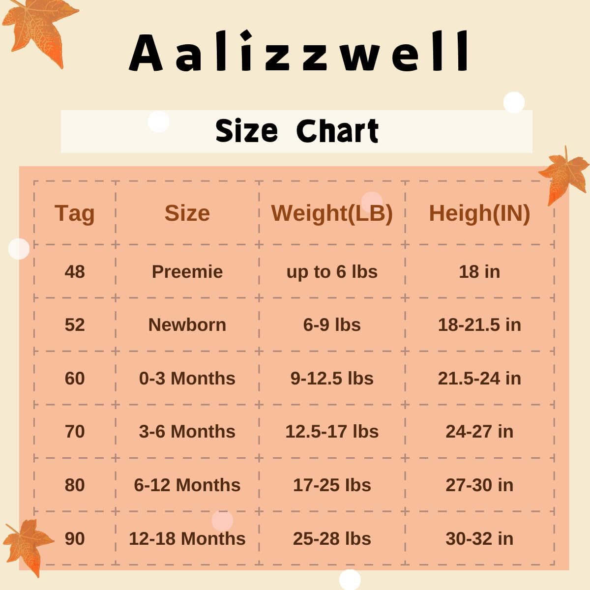 Multi-Sized Gender-Neutral Baby Outfit