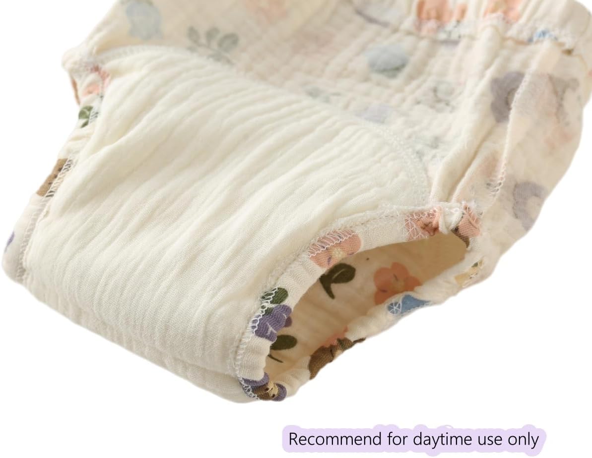 6 pack soft cotton potty training underpants for babies boys and girls