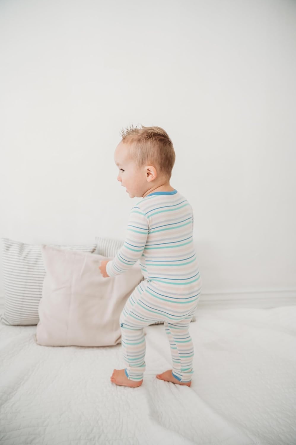 KicKee Pants Print Convertible Sleeper with Zipper for Baby