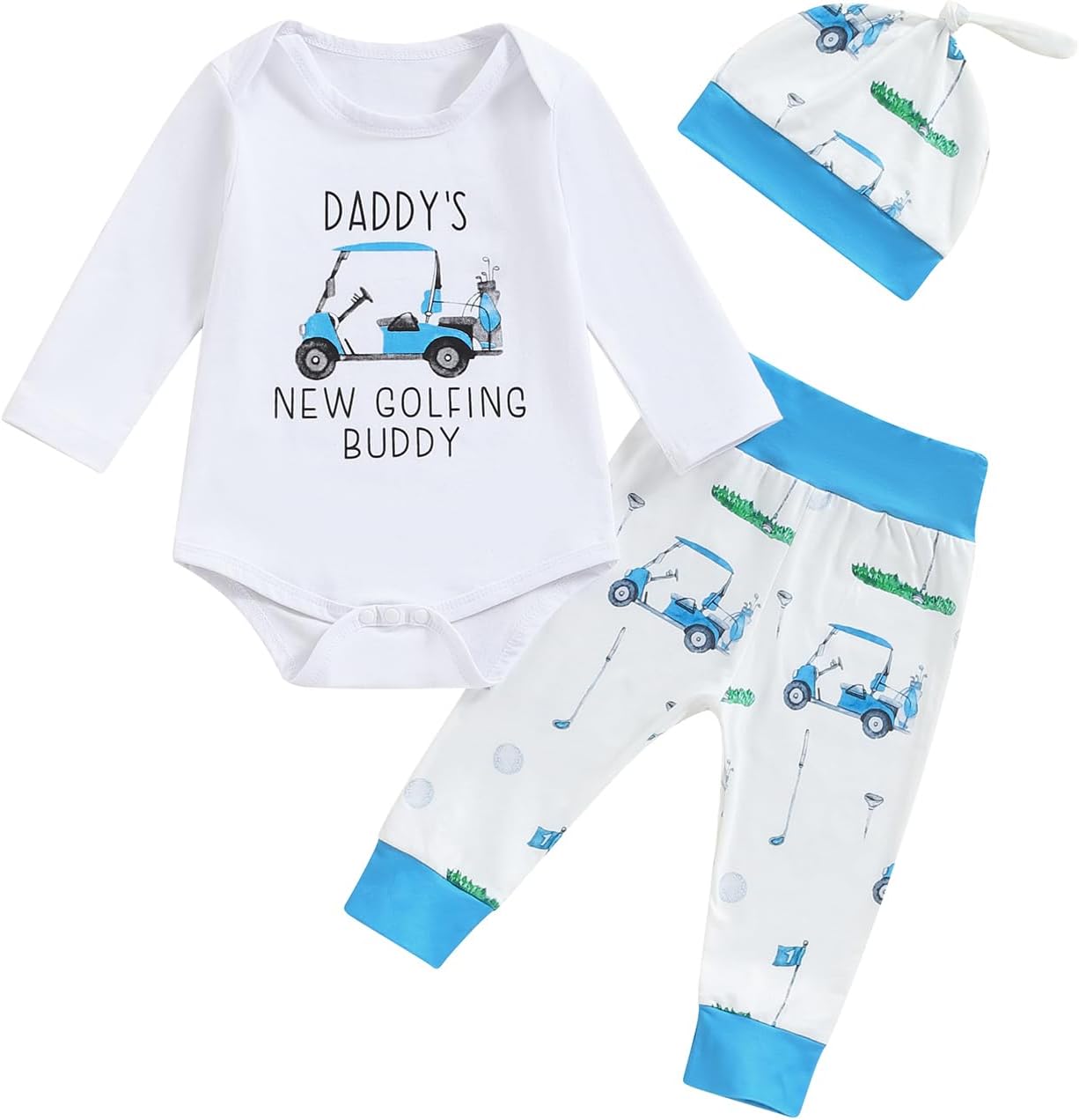 Newborn Baby Boys Funny Romper Set