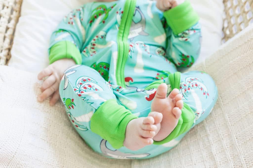 Jawlly Baby One Piece Christmas Pajamas