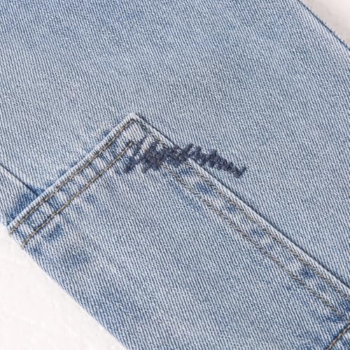 KIDSCOOL SPACE Boys Girls Elastic Waist Jeans Adjustable for 12-54 Months