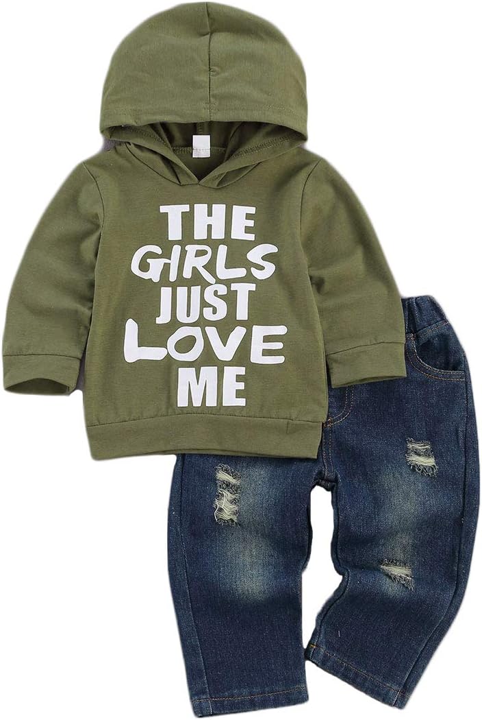 fhutpw Toddler Boy Outfits Soft Comfy