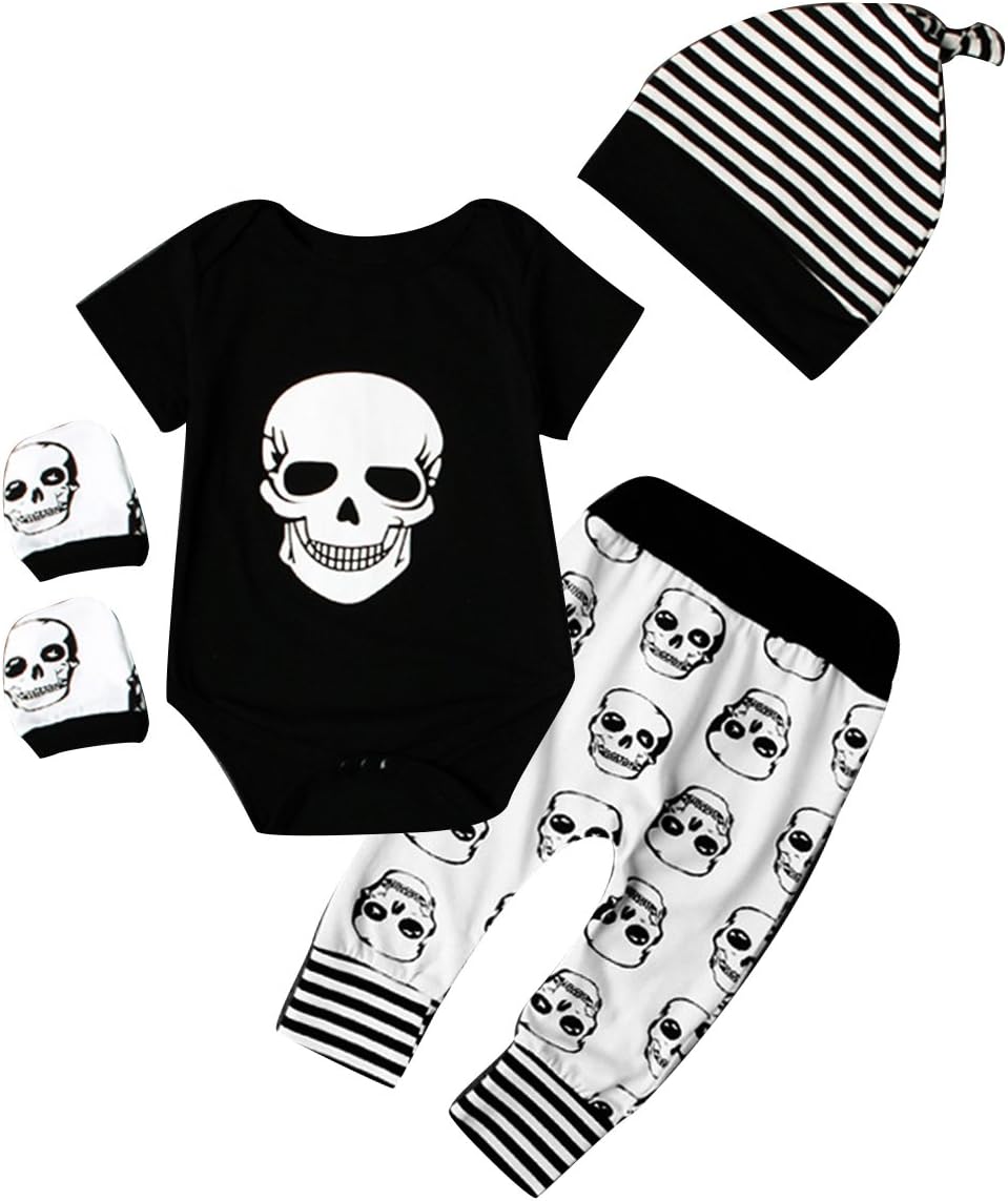 Stunning Skull Romper Set for Halloween