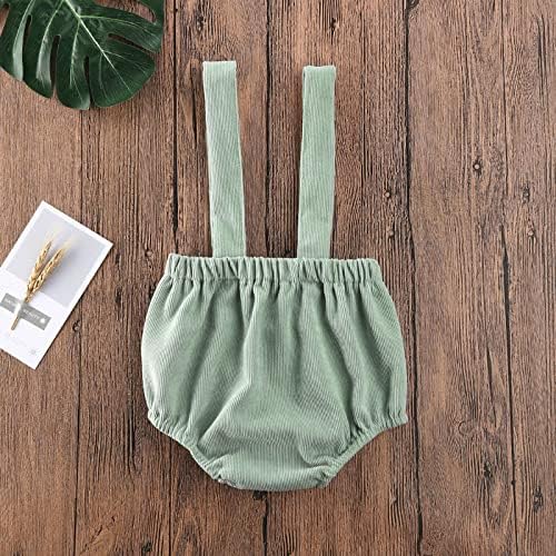Emmababy Baby Boys Girls Suspender Overalls Romper with Built-in Pockets