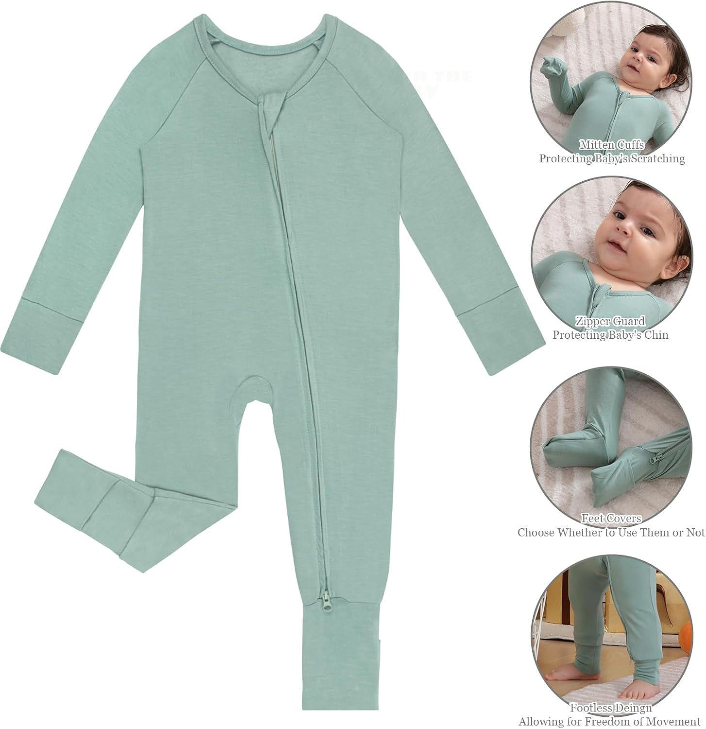 Adjustable Bamboo Pajamas for Babies