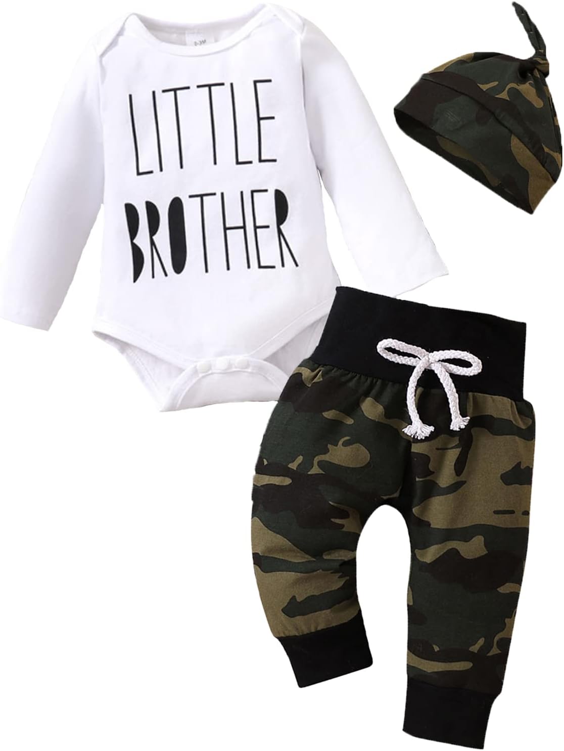 Camou Romper Set Camouflage Style Super Comfy Perfect for Newborn