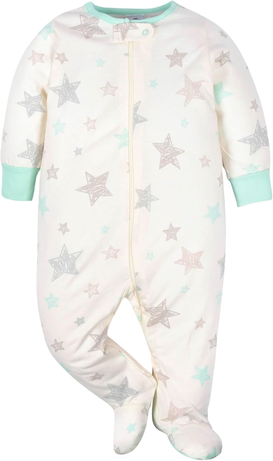 Four gerber footies for growing boys
