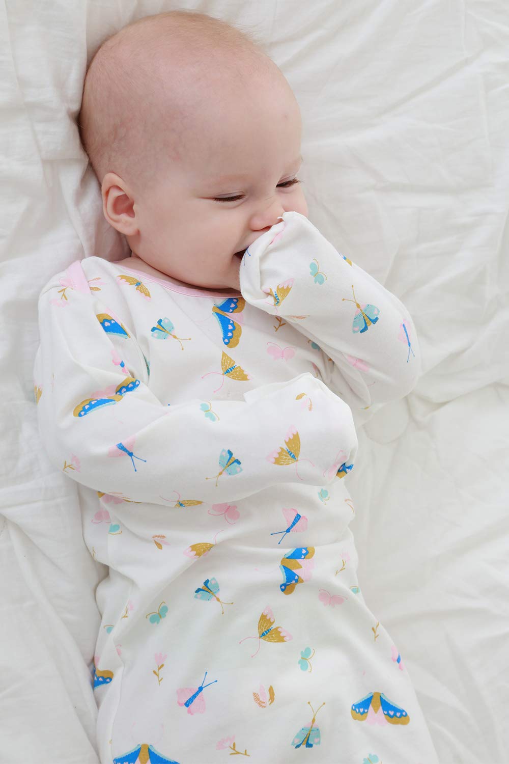 Miracle Baby Bear Balloon and Rainbow Matching Nightgown Set for Newborns