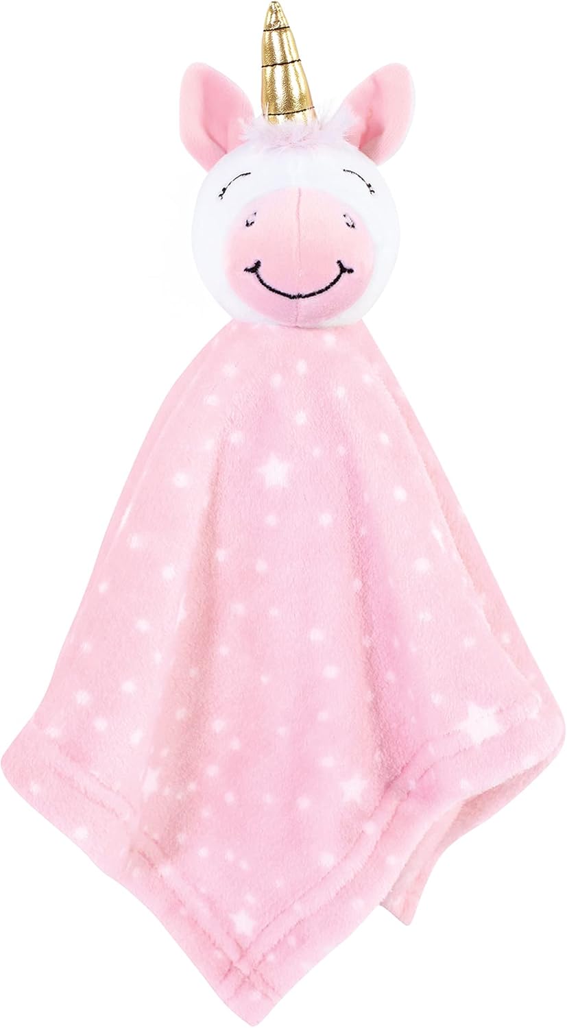 Hudson Baby Flannel Plush Blanket Sleepers for Girls