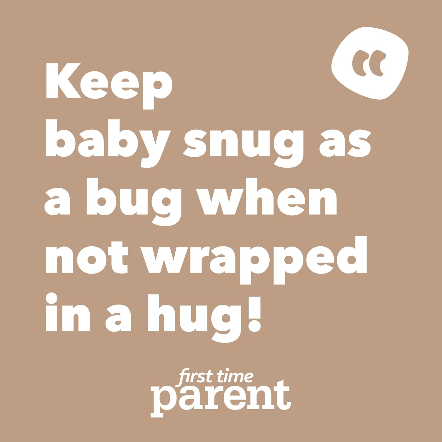 Bonsie Skin to Skin Baby Cuddle Sack - Brown