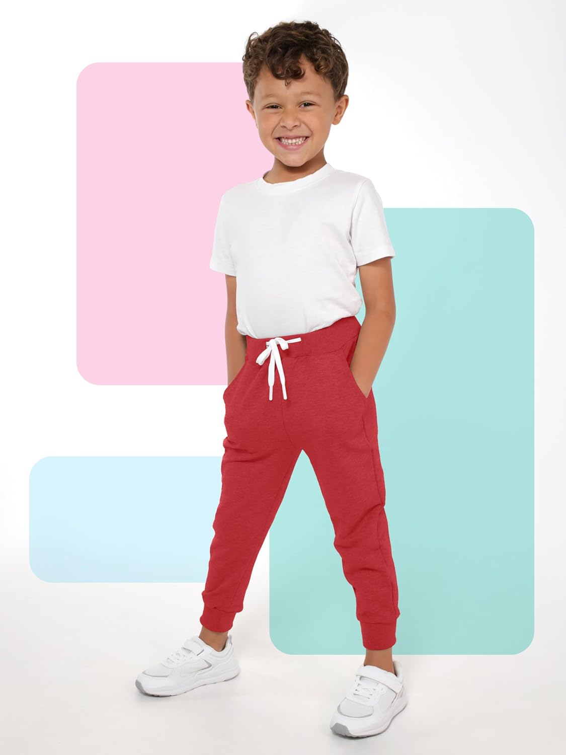 Resinta 3-Piece Toddler Boys Active Joggers