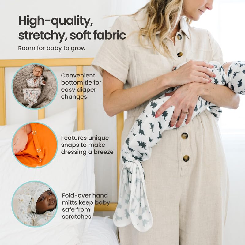 High-Quality Knotted Newborn Sleepers
