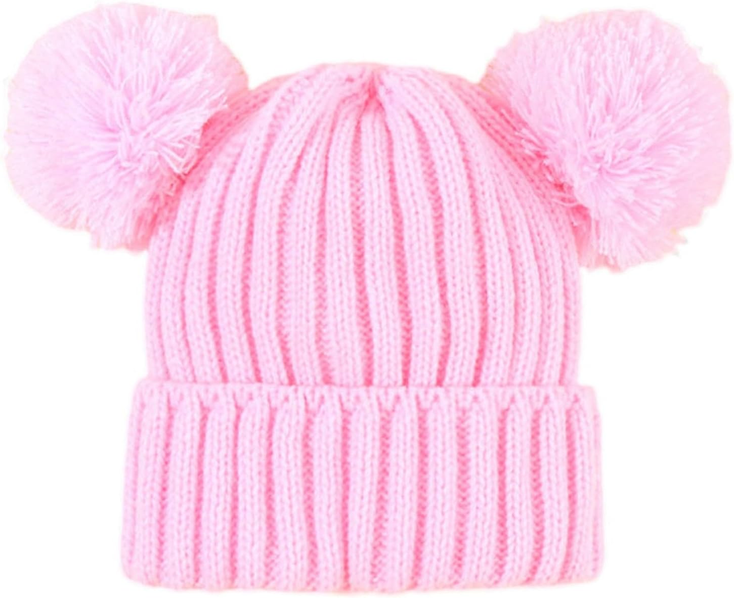 Warm Faux-Trim Winter Cap for Babies and Kids