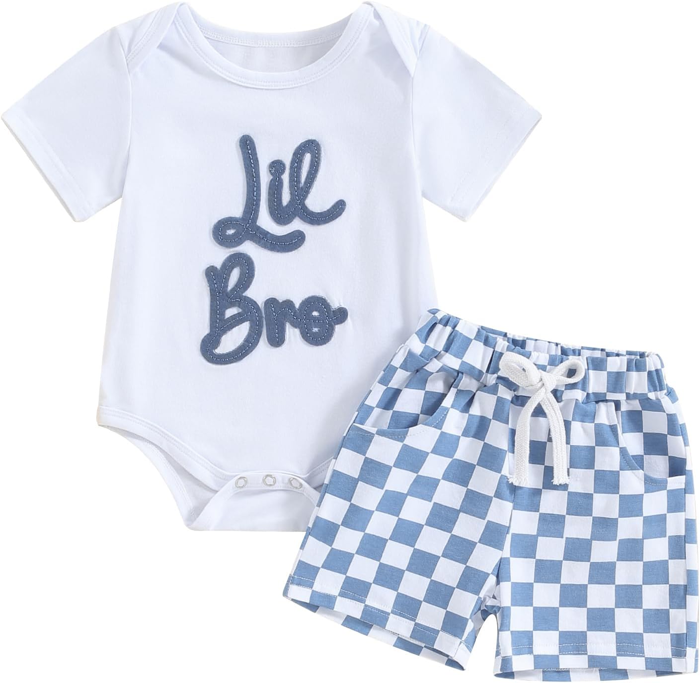Big Brother Little Brother Matching Outfits - Summer Set for Babies