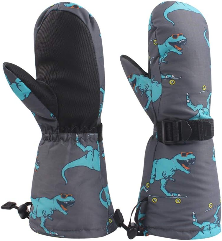 Winter Kids Waterproof Gloves for Boys Girls Babies 1-5 Years Old