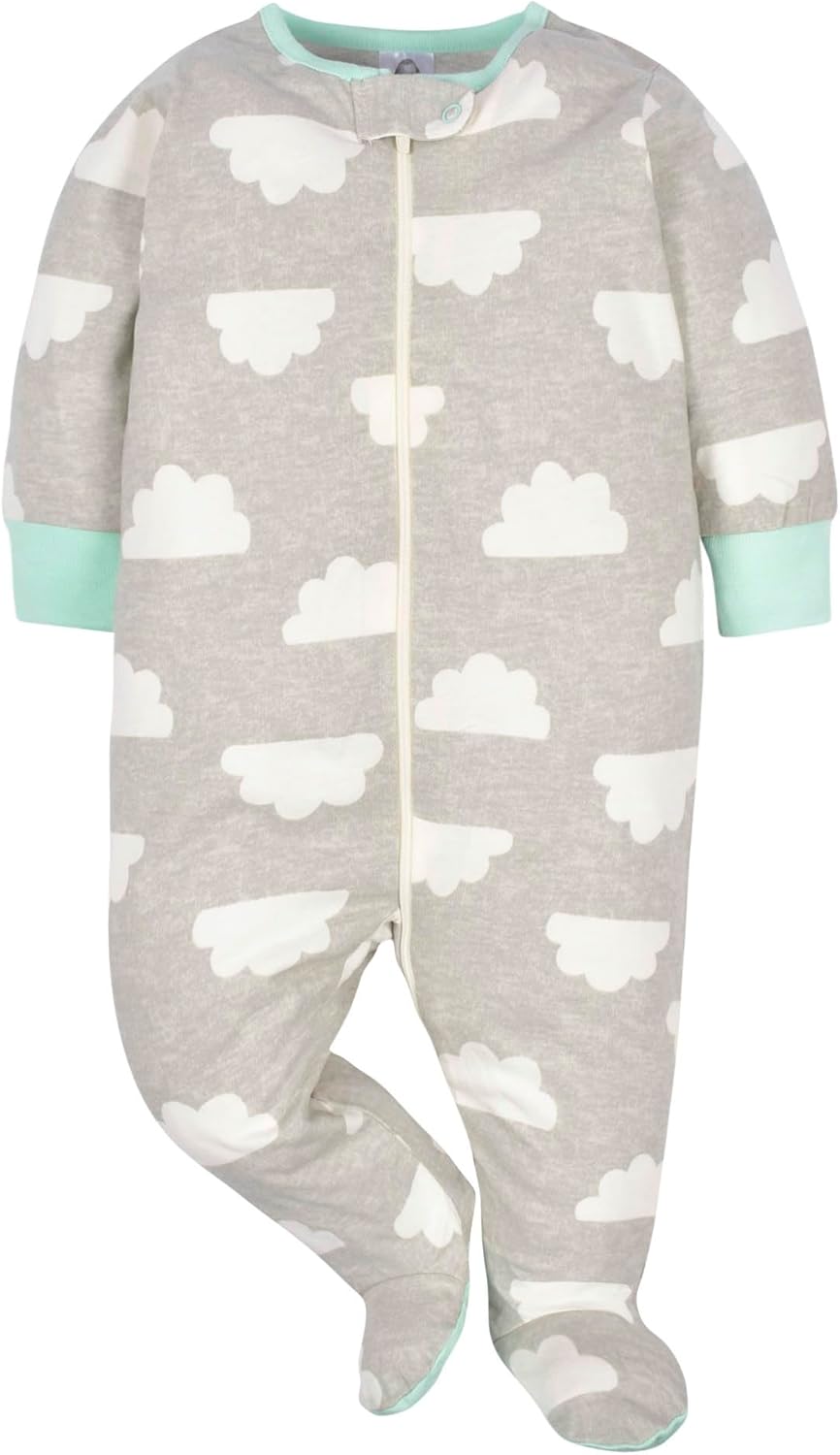 Four gerber footies for growing boys