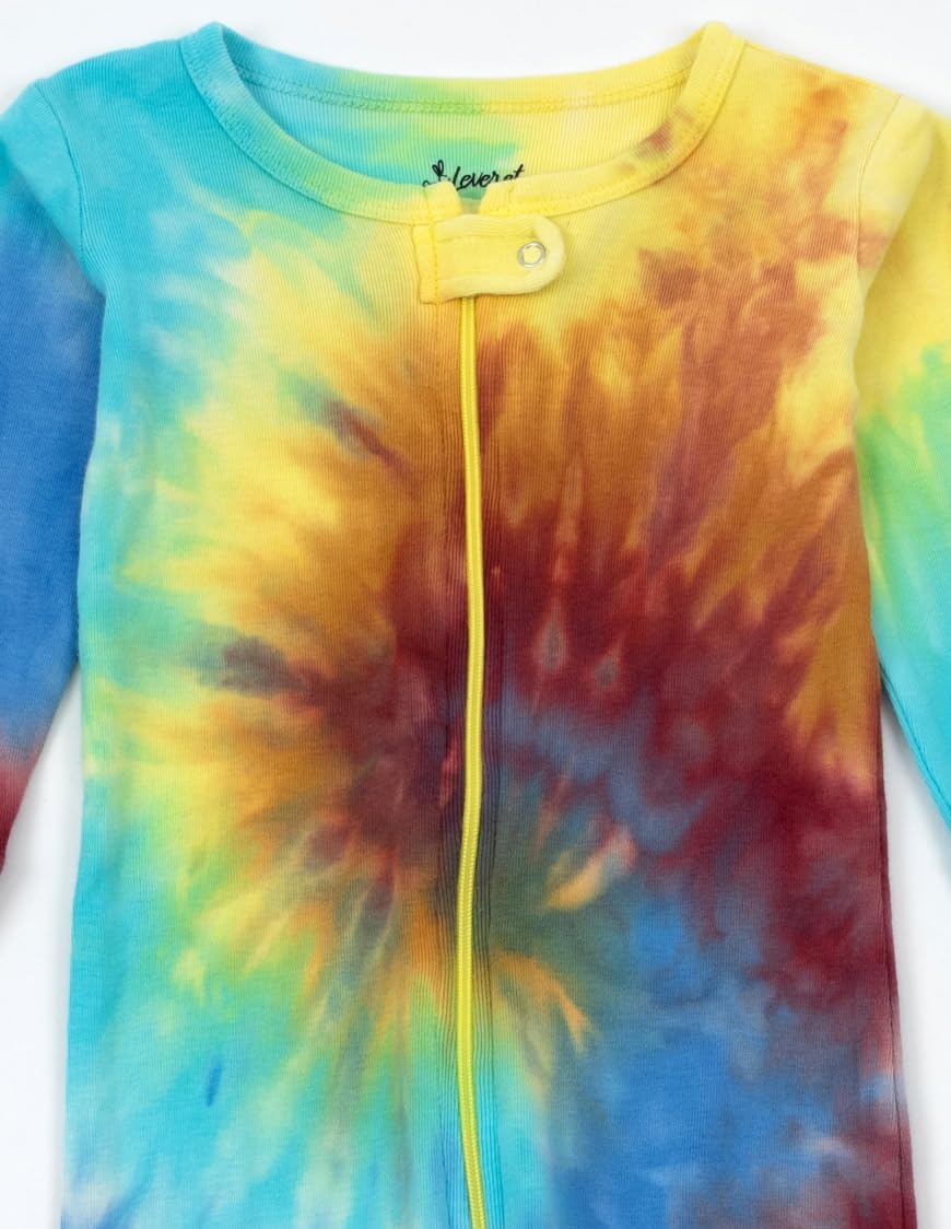 Matching Tie Dye Family Pajamas for Baby Boys Soft Comfortable