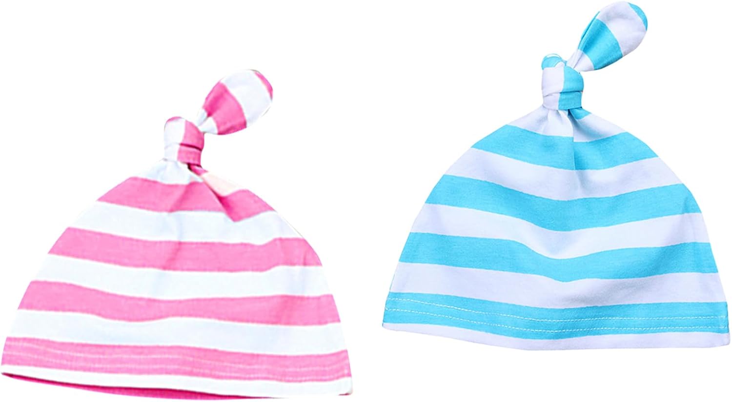 Cozy Twin Sleep Gowns with Hats for Newborns Buffy Buzz Twins