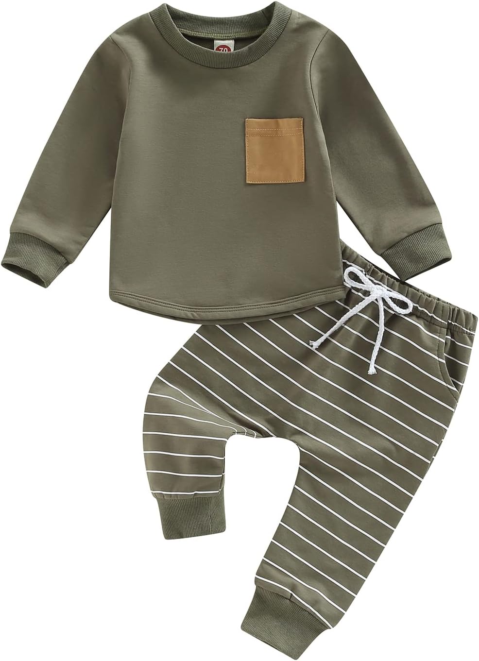 CIYCUIT Toddler Boys Winter Fashion Sweater Pants Set