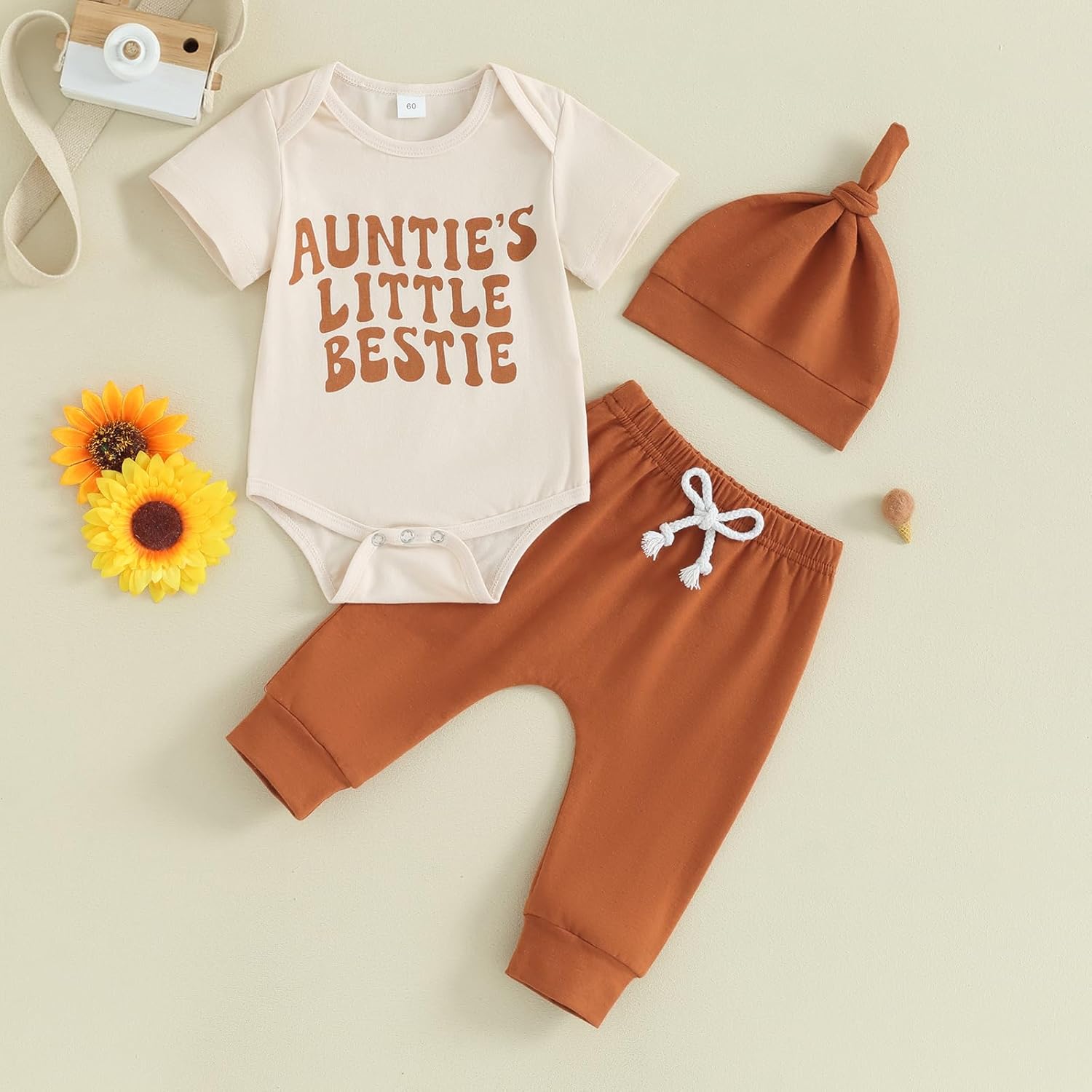 Funny Letter Onesie for Newborn Boys