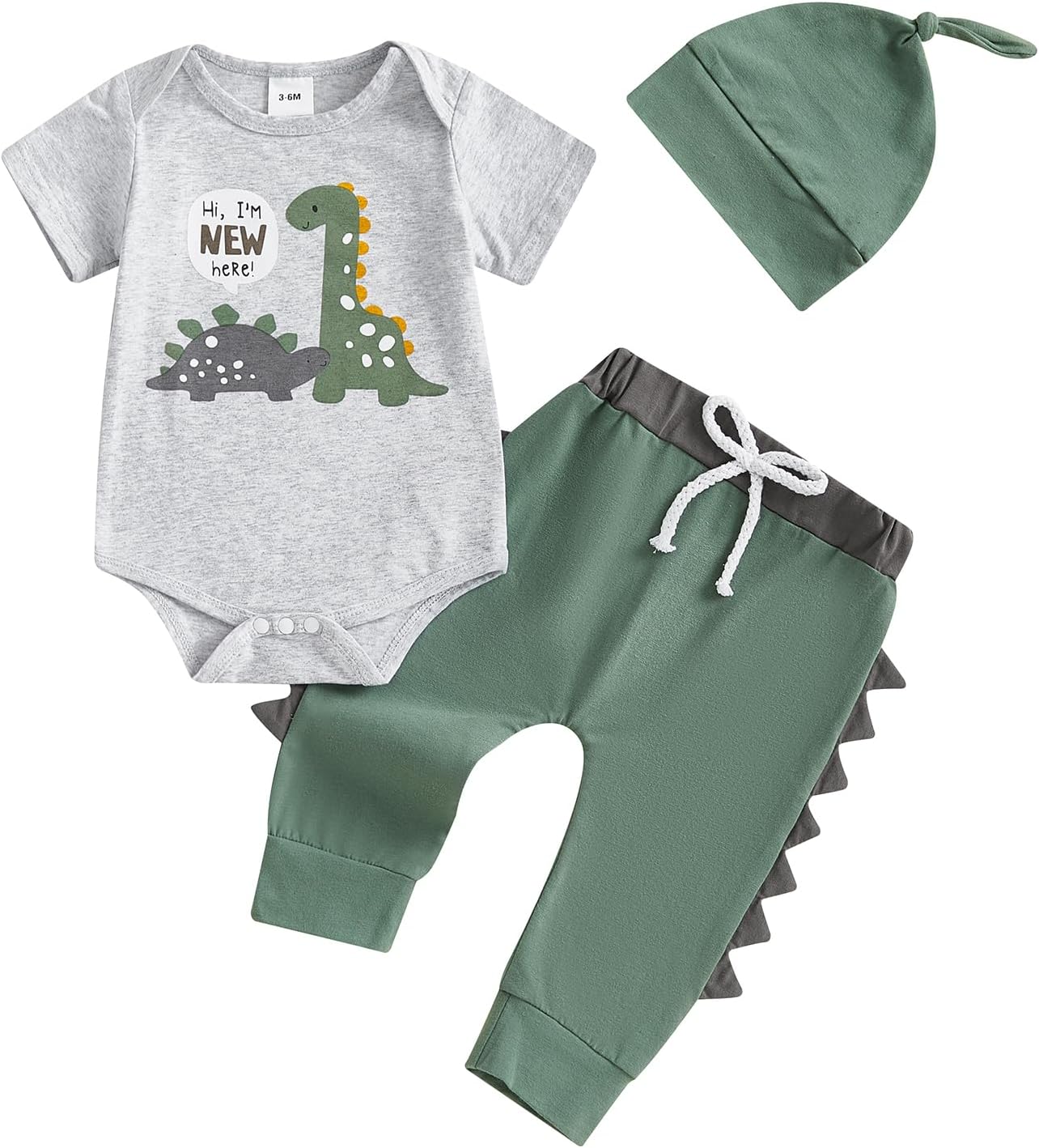 Newborn DinoRomper Set for Boys