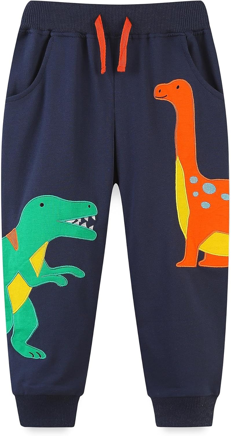 Irsutey Toddler Boys Cotton Active Sweatpants