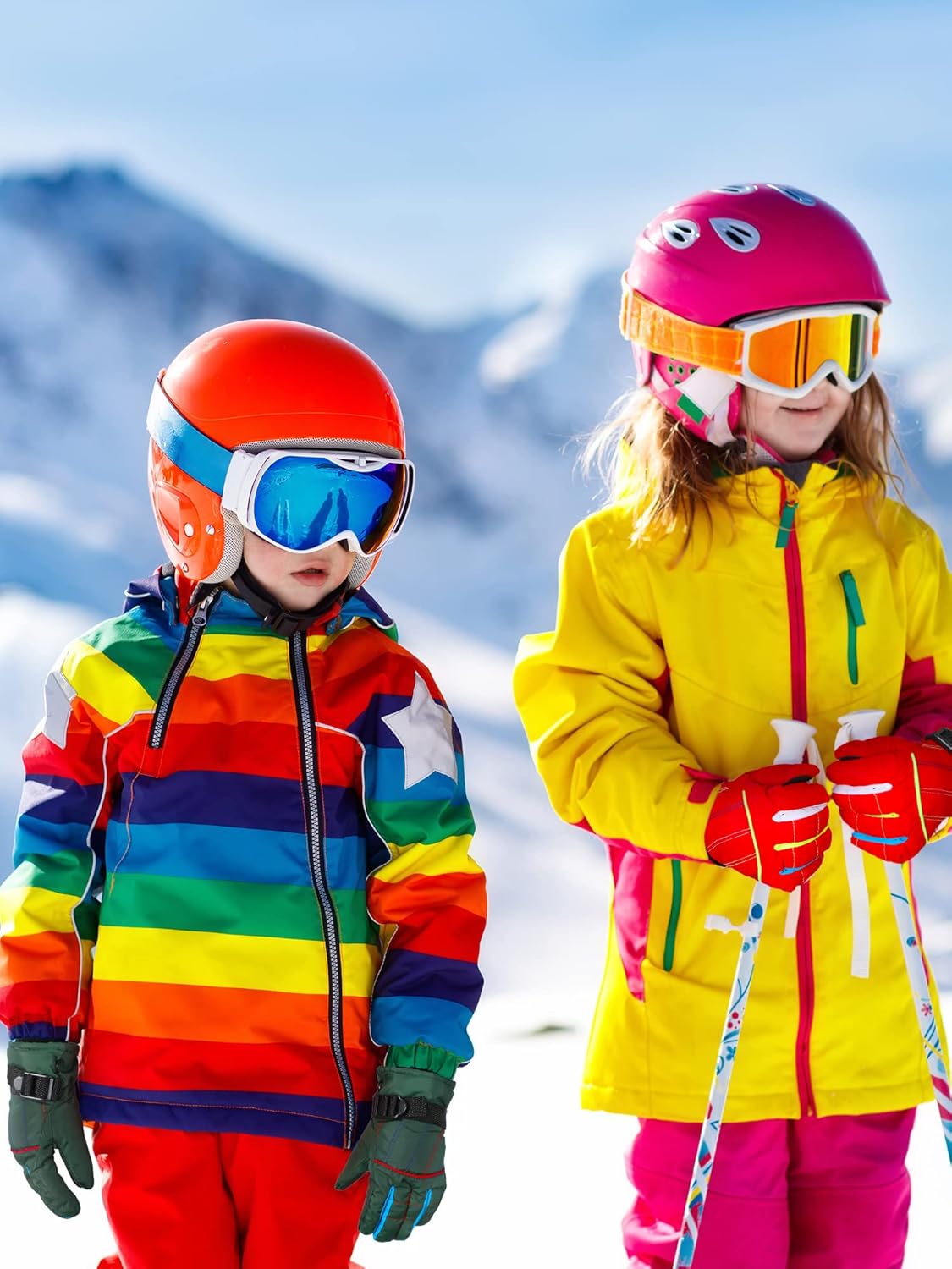 Waterproof Kids Snow Gloves Perfect for the Winter