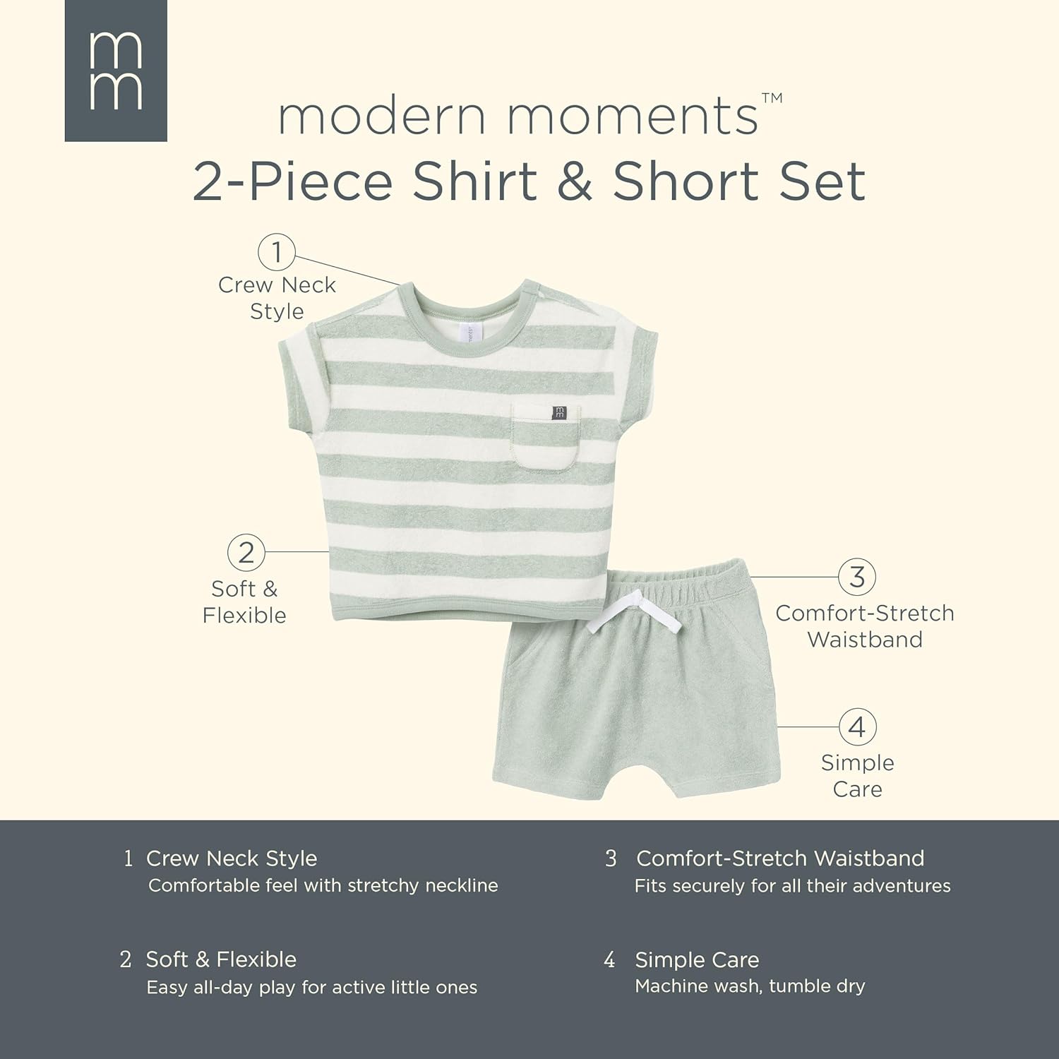 Modern Moments Baby Set Comfortable and Stylish for Little Ones