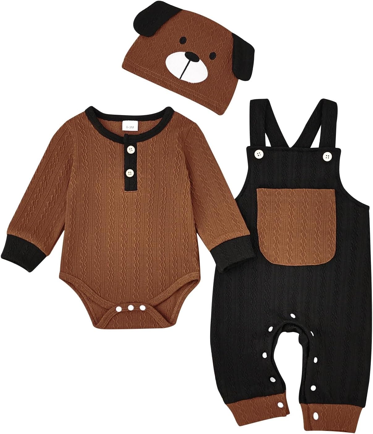 Cute Romper Overalls Set for Babies