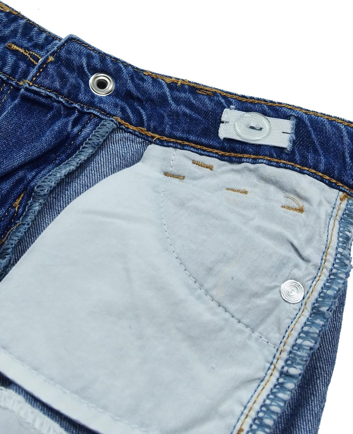 Elastic Ripped Jeans for Kids