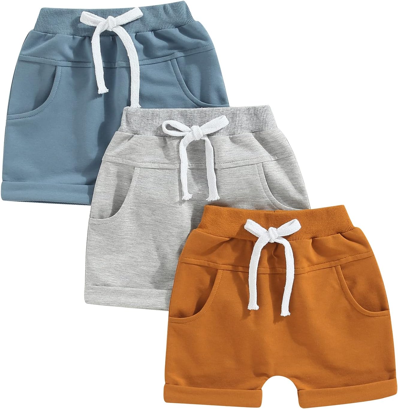 Classic Fit Pull-On Jogger Shorts for Baby Boys