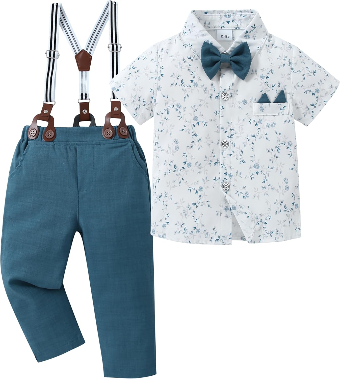 YALLET Toddler Formal OutfitComfortable Formal DressGentleman Style