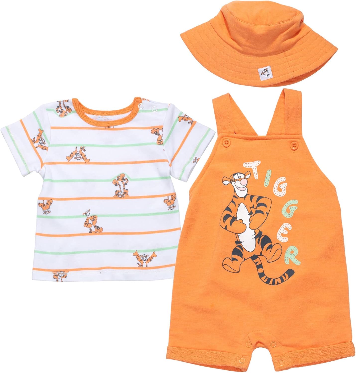 Cute Disney Tigger Winnie the Pooh 3-Piece Newborn Outfit Set