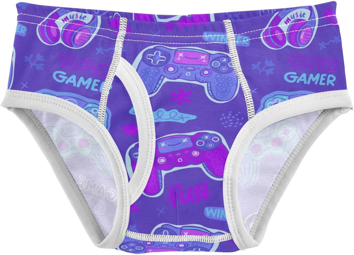 KLL Cute Joystick Patterns Toddler Training Underwear for Boys