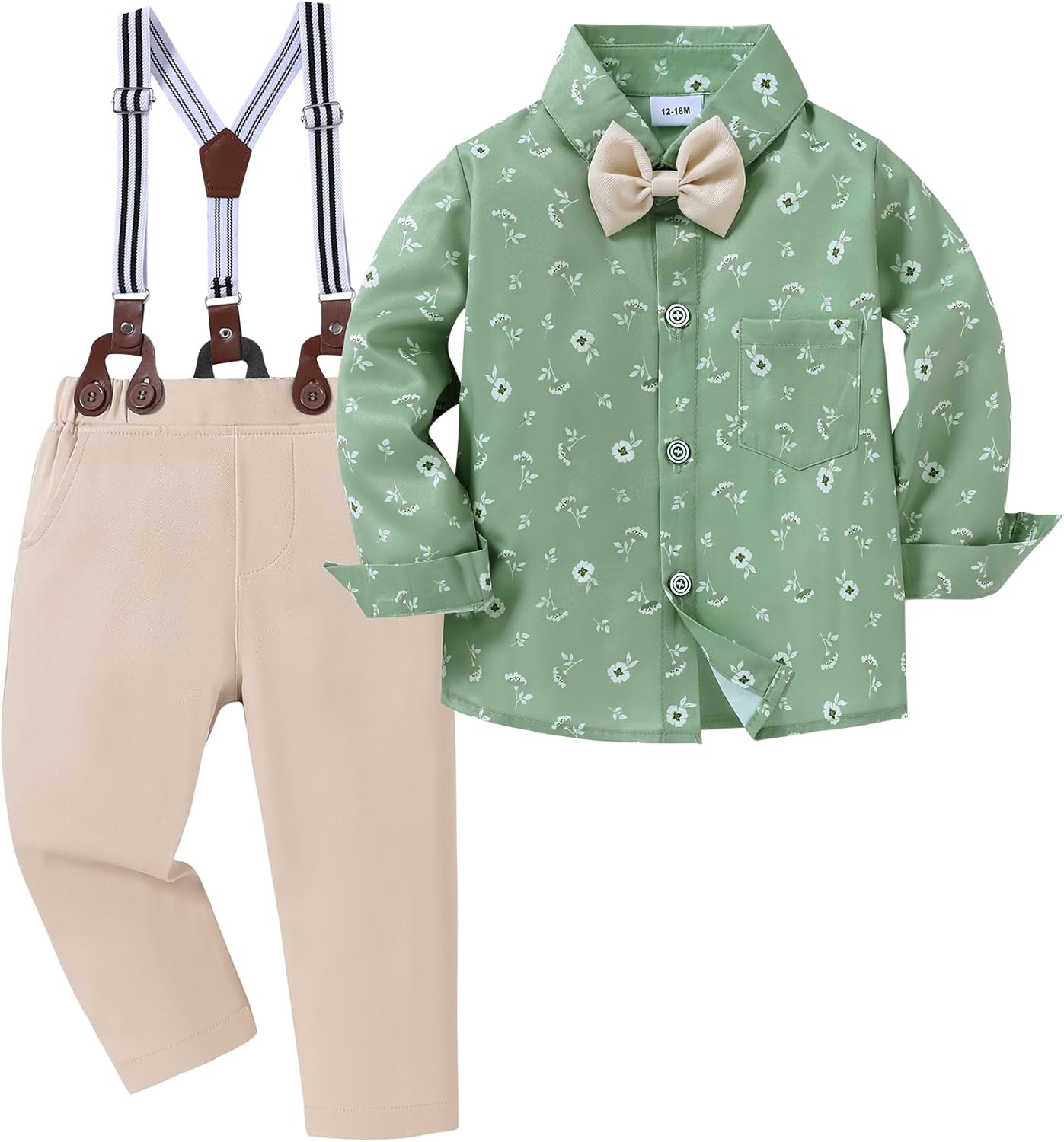 Perfect for Weddings Formal Toddler Suits with suspenders and bow ties