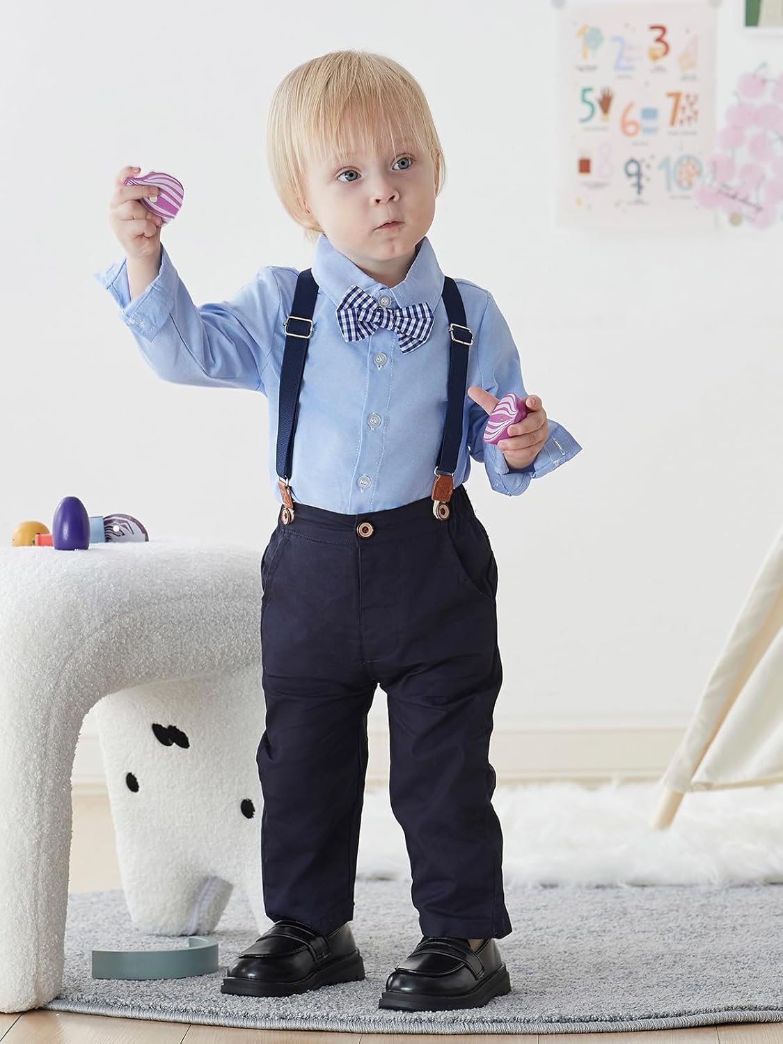 Instantly Dapper SALNIER Toddler Dress Suit Set Perfect for Special Occasions